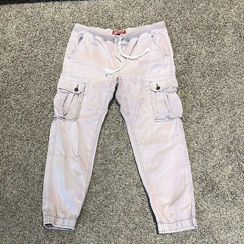 Arizona Jean Co. twill joggers light grey